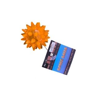 LED Orange Spike Ball Toy